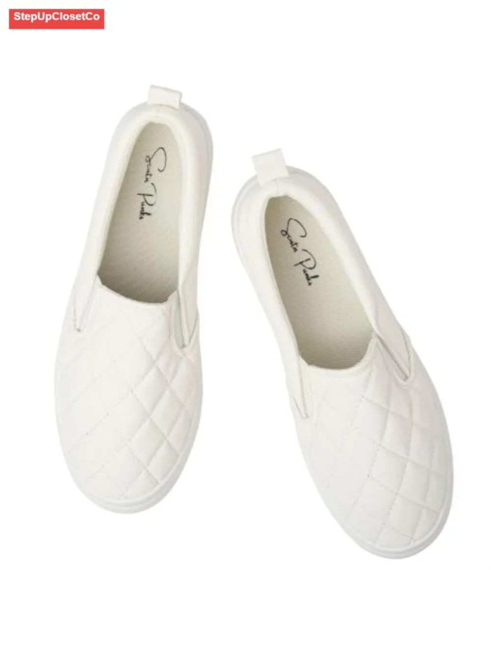 Women's Leather Slip-On Loafers Comfortable Walking Shoes